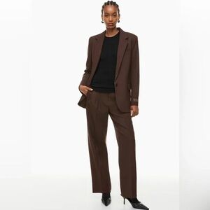 Aritzia Generation Blazer Rich Mocha Brown - ReEssential